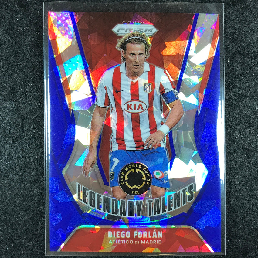 2025 Prizm FIFA Club World Cup DIEGO FORLAN Legendary Talents Blue Ice 28/99 #2