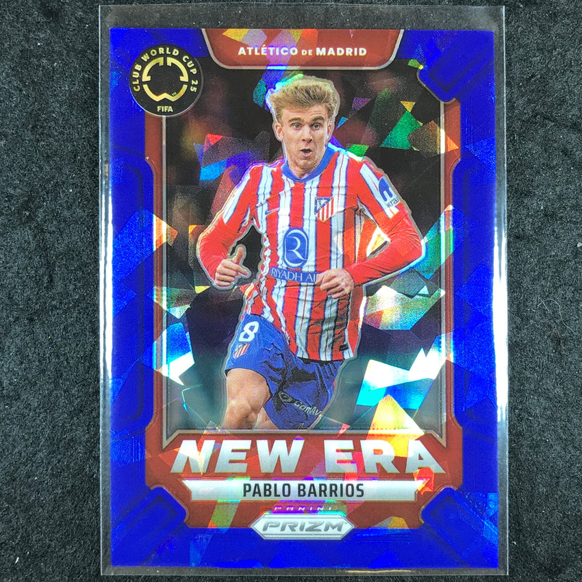 2025 Prizm FIFA Club World Cup PABLO BARRIOS New Era Blue Ice 15/99 #1