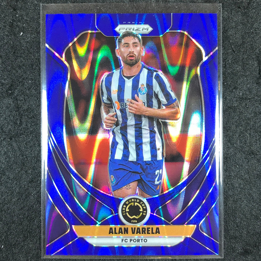 2025 Prizm FIFA Club World Cup ALAN VARELA Base Blue Seismic 29/275 #100