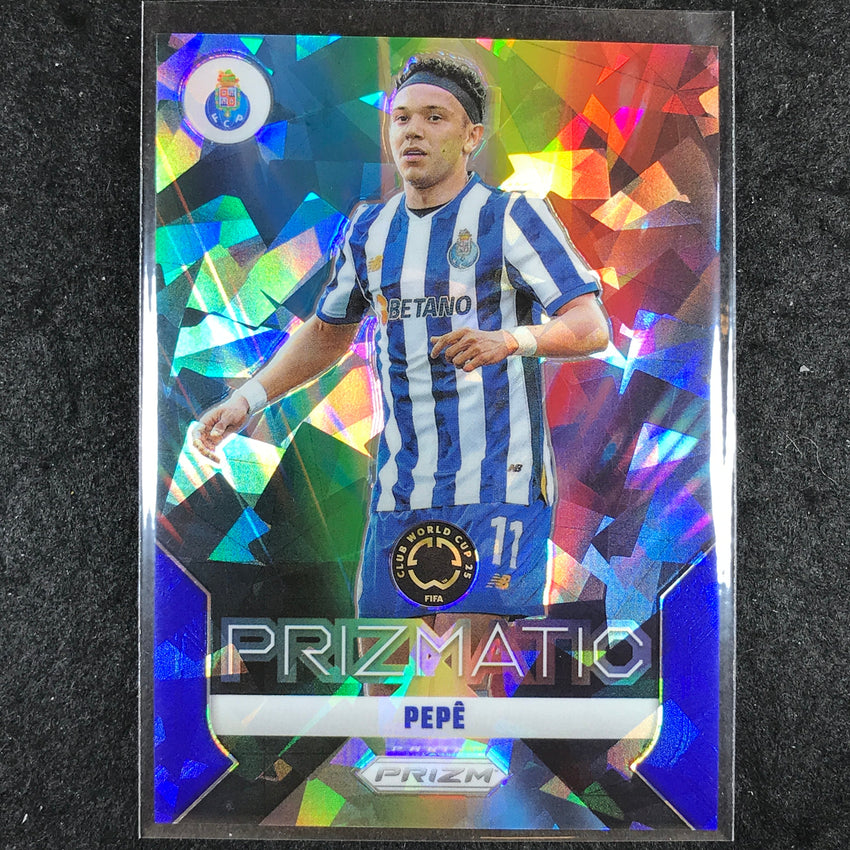 2025 Prizm FIFA Club World Cup PEPE Prizmatic Blue Ice 39/99 #13