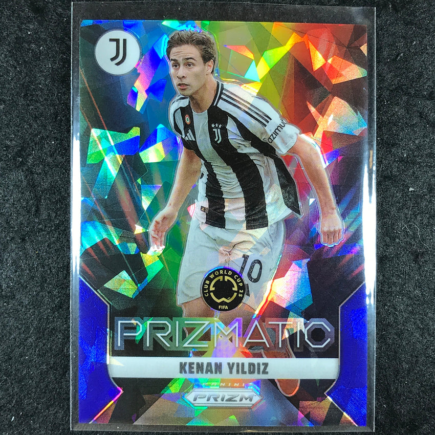 2025 Prizm FIFA Club World Cup KENAN YILDIZ Prizmatic Blue Ice 60/99 #17
