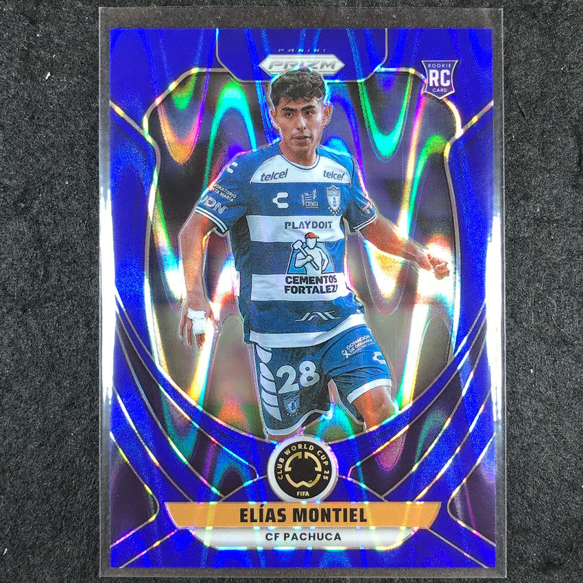 2025 Prizm FIFA Club World Cup ELIAS MONTIEL Rookie Base Blue Seismic 152/275