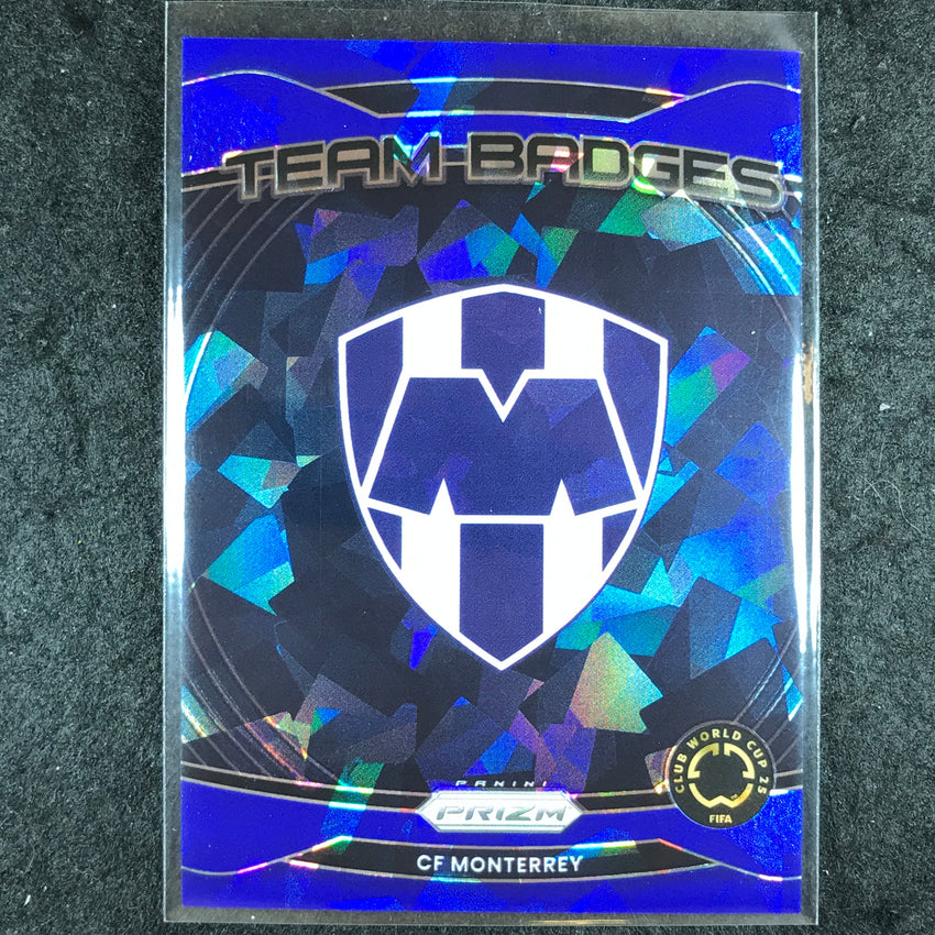 2025 Prizm FIFA Club World Cup CF MONTERREY Team Badges Blue Ice 70/99 #5