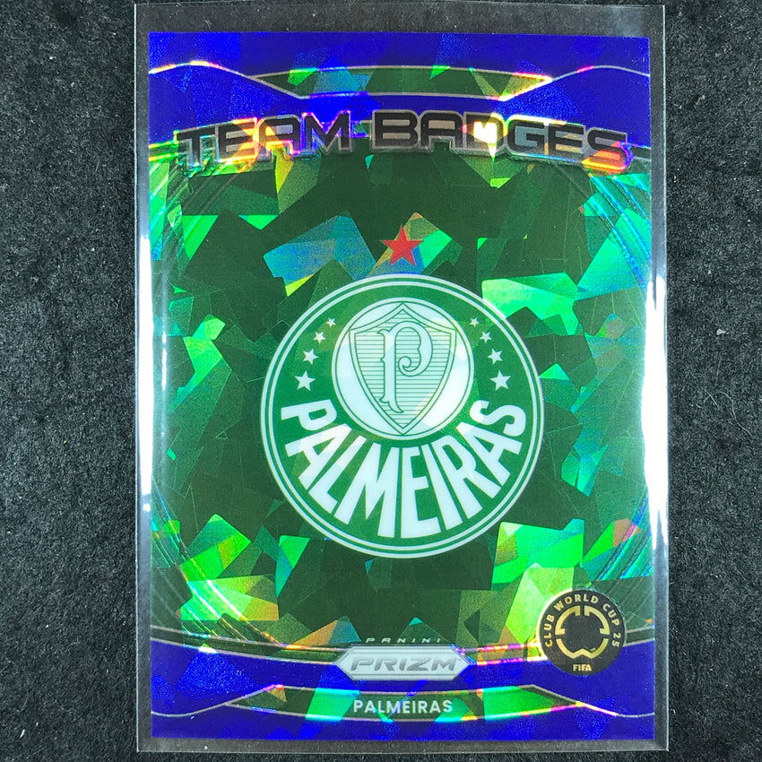2025 Prizm FIFA Club World Cup PALMEIRAS Team Badges Blue Ice 58/99 #15