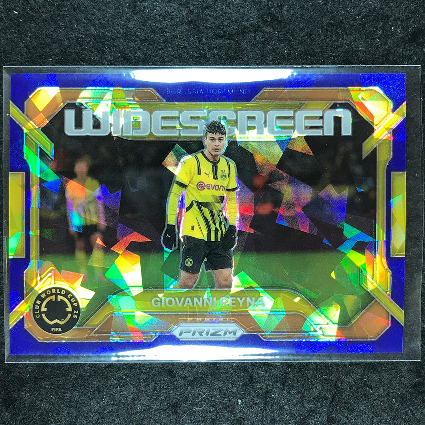 2025 Prizm FIFA Club World Cup GIOVANNI REYNA Widescreen Blue Ice 90/99 #5