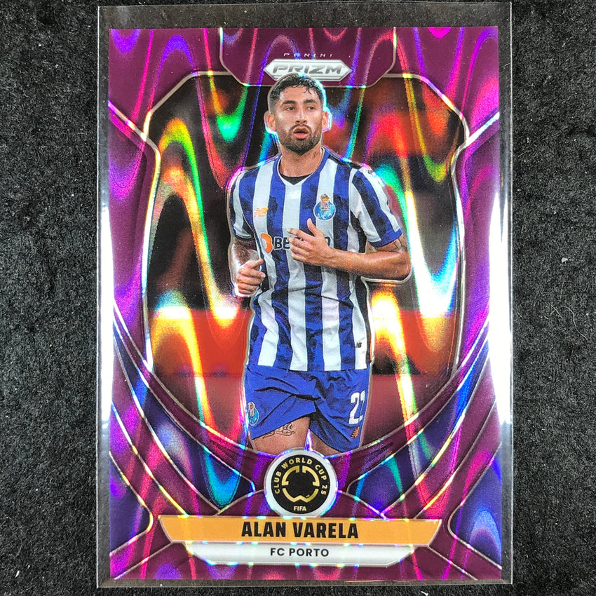 2025 Prizm FIFA Club World Cup ALAN VARELA Base Purple Seismic 31/99 #100