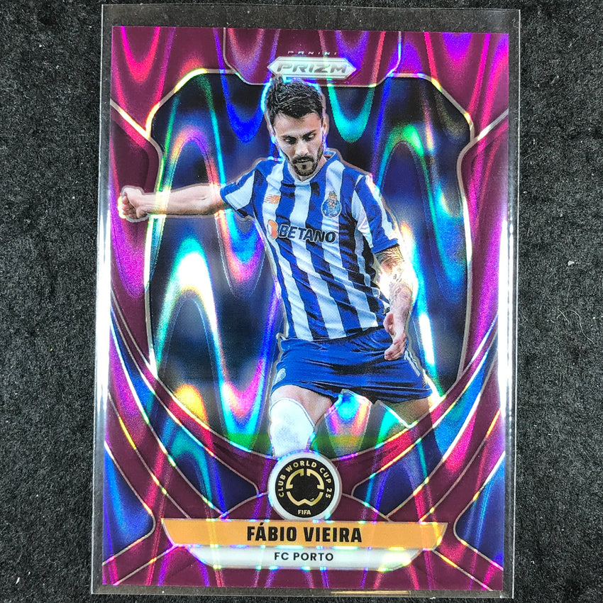 2025 Prizm FIFA Club World Cup FABIO VIEIRA Base Purple Seismic 77/99 #101