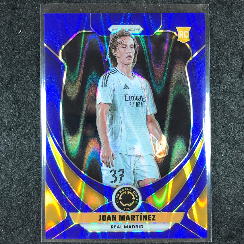 2025 Prizm FIFA Club World Cup JOAN MARTINEZ Rookie Base Blue Seismic 59/275