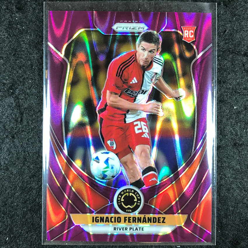2025 Prizm FIFA Club World Cup IGNACIO FERNANDEZ Base Purple Seismic 57/99 #177