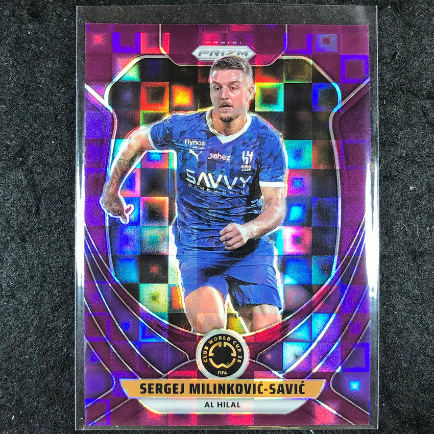 2025 Prizm FIFA Club World Cup SERGEJ MILINKOVIC-SAVIC Base Purple Pandora 23/49