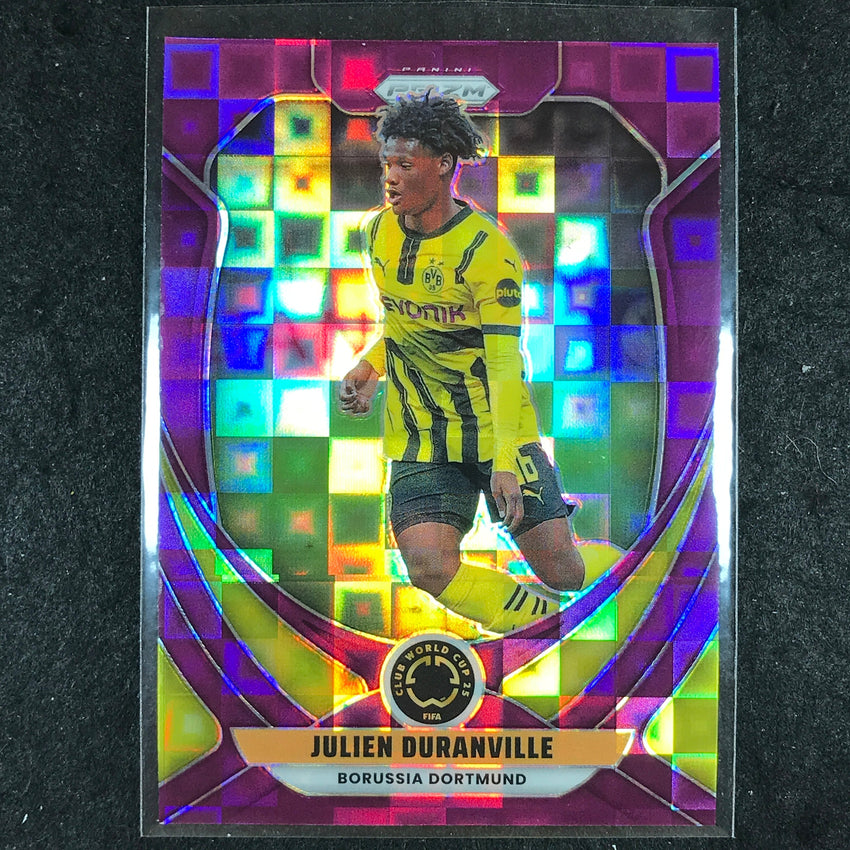 2025 Prizm FIFA Club World Cup JULIEN DURANVILLE Base Purple Pandora 44/49 #48