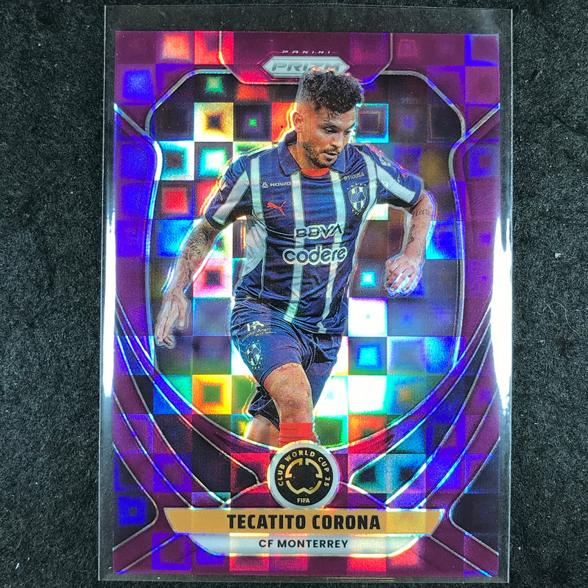 2025 Prizm FIFA Club World Cup TECATITO CORONA Base Purple Pandora 19/49 #64