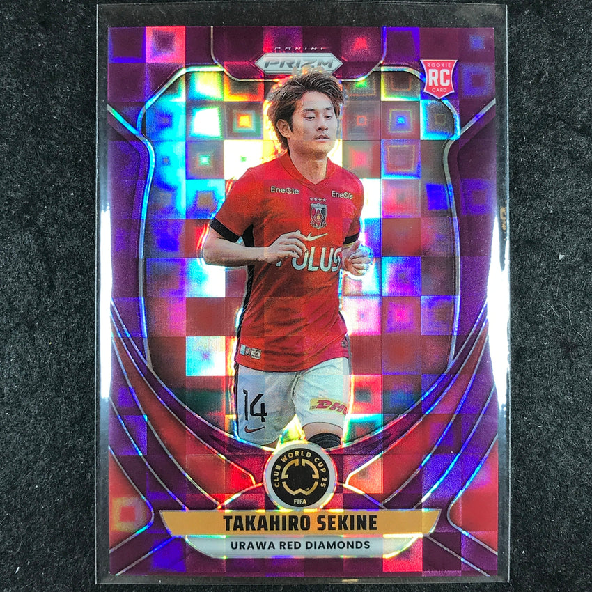 2025 Prizm FIFA Club World Cup TAKAHIRO SEKINE Rookie Base Purple Pandora 34/49