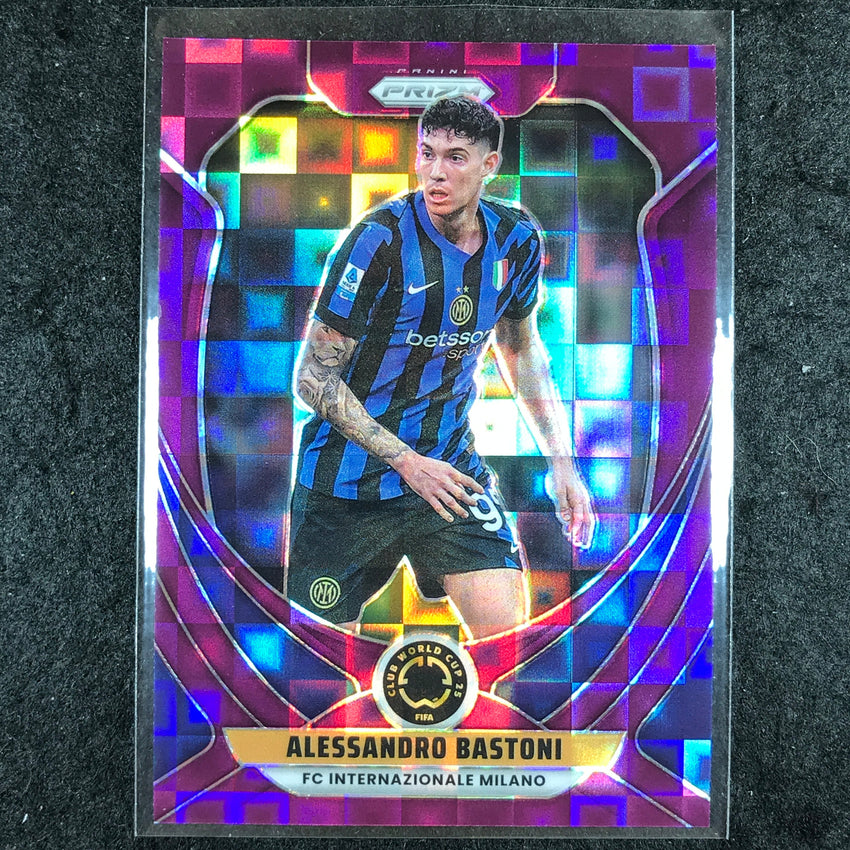 2025 Prizm FIFA Club World Cup ALESSANDRO BASTONI Base Purple Pandora 45/49 #86