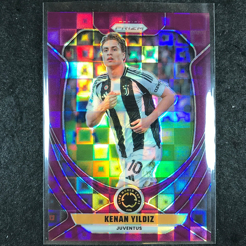 2025 Prizm FIFA Club World Cup KENAN YILDIZ Base Purple Pandora 2/49 #120