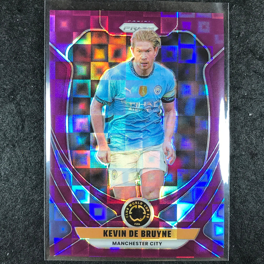 2025 Prizm FIFA Club World Cup KEVIN DE BRUYNE Base Purple Pandora 7/49 #139
