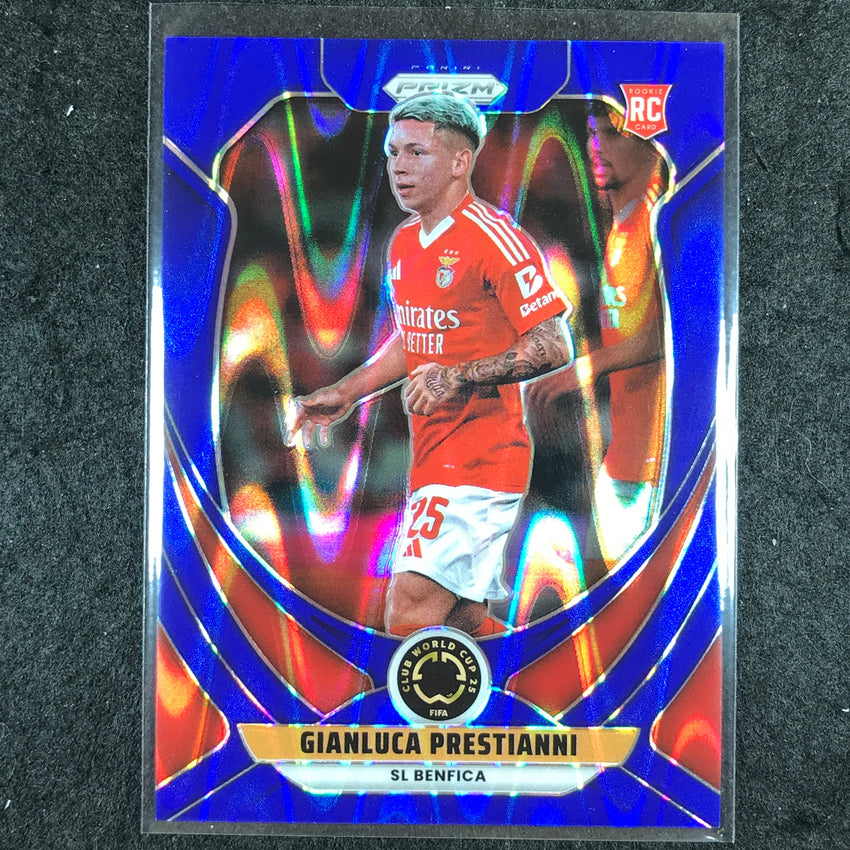 2025 Prizm FIFA Club World Cup GIANLUCA PRESTIANNI Rookie Blue Seismic 56/275