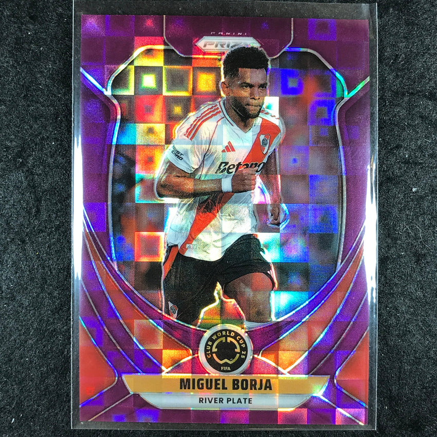 2025 Prizm FIFA Club World Cup MIGUEL BORJA Base Purple Pandora 12/49 #178