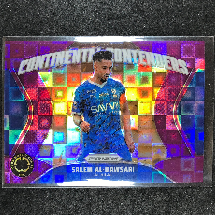 2025 Prizm FIFA Club Cup SALEM AL-DAWSARI Continental Contenders Purple 8/49 #1