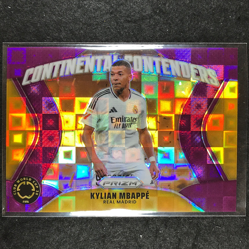 2025 Prizm FIFA Club World Cup KYLIAN MBAPPE Continental Contenders Purple 48/49