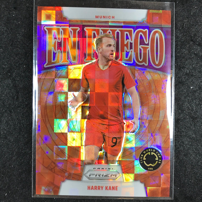 2025 Prizm FIFA Club World Cup HARRY KANE En Fuego Purple Pandora 6/49 #18
