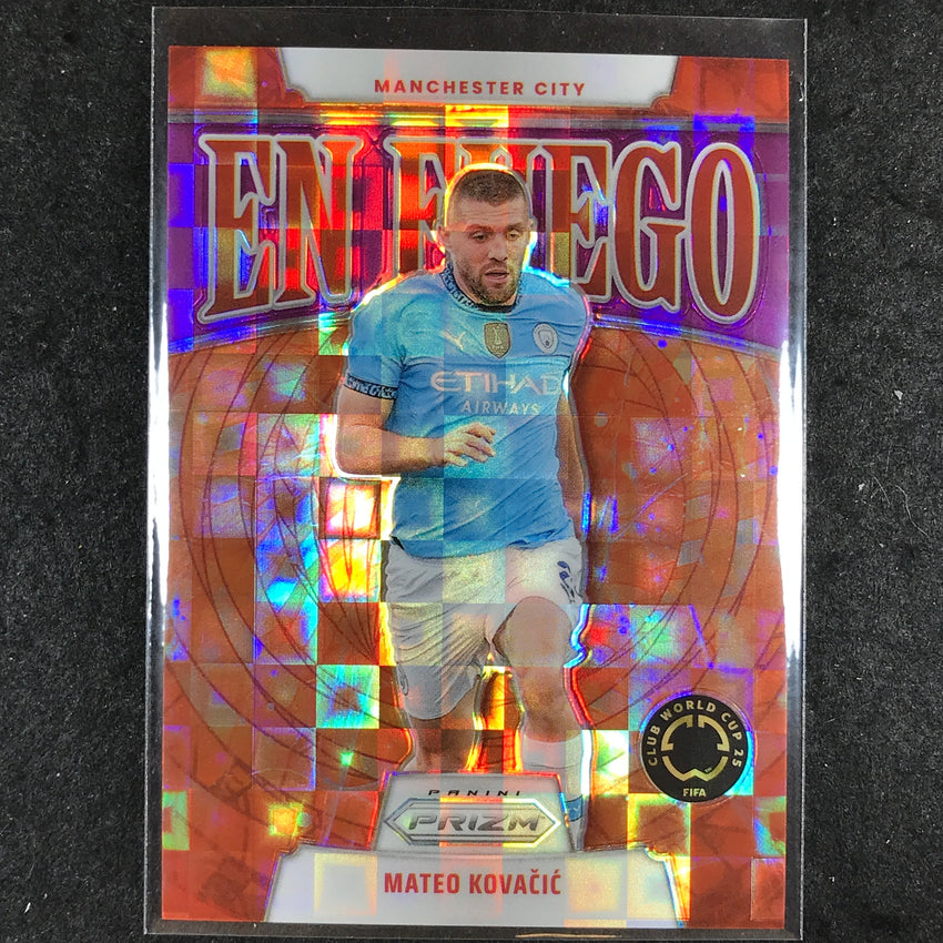 2025 Prizm FIFA Club World Cup MATEO KOVACIC En Fuego Purple Pandora 6/49 #20