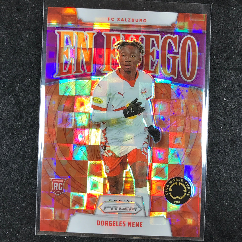 2025 Prizm FIFA Club World Cup DORGELES NENE En Fuego Rookie Purple 31/49 #25