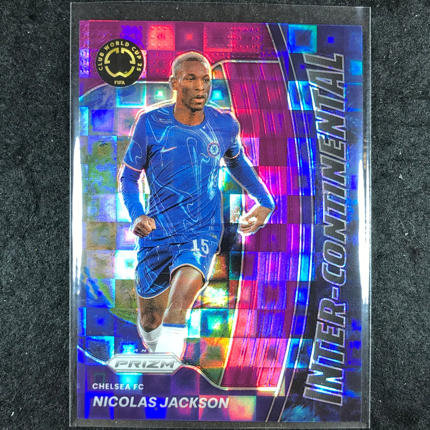2025 Prizm FIFA Club World Cup NICOLAS JACKSON Inter-Continental Purple 37/49