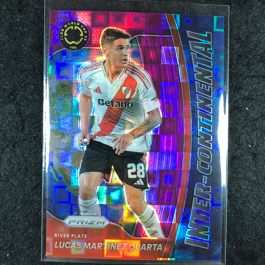 2025 Prizm FIFA Club Cup LUCAS MARTINEZ QUARTA Inter-Continental Purple 13/49