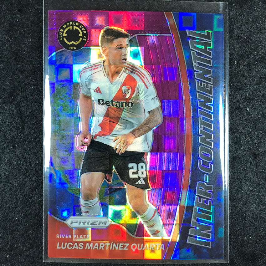 2025 Prizm FIFA Club Cup LUCAS MARTINEZ QUARTA Inter-Continental Purple 18/49