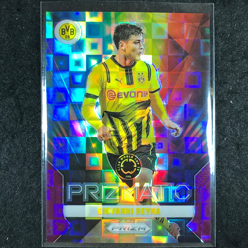 2025 Prizm FIFA Club World Cup GIOVANNI REYNA Prizmatic Purple Pandora 38/49 #5