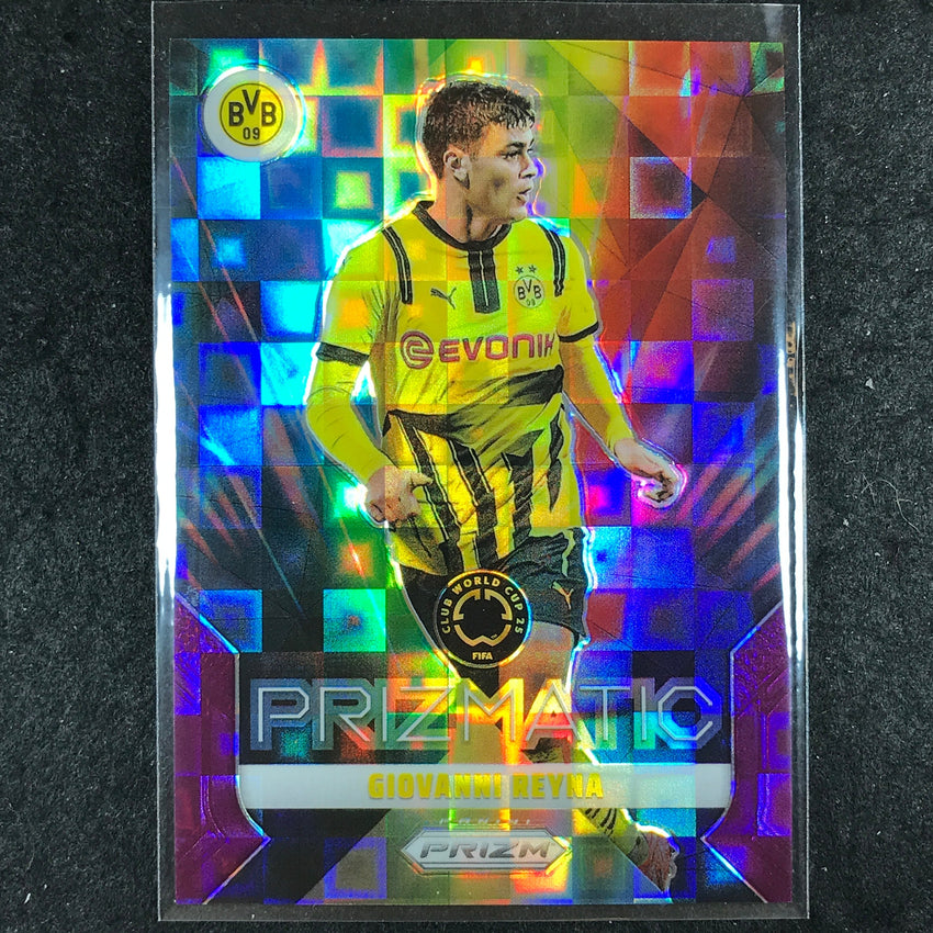 2025 Prizm FIFA Club World Cup GIOVANNI REYNA Prizmatic Purple Pandora 36/49 #5