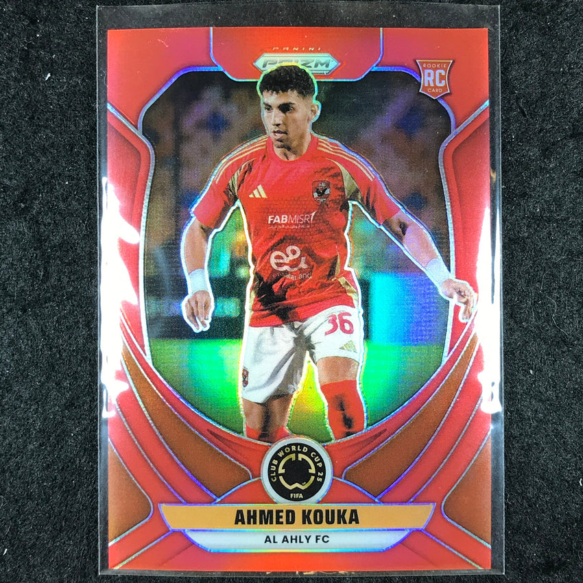 2025 Prizm FIFA Club World Cup AHMED KOUKA Rookie Red /199 #1