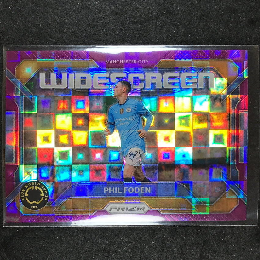 2025 Prizm FIFA Club World Cup PHIL FODEN Widescreen Purple Pandora 37/49 #16