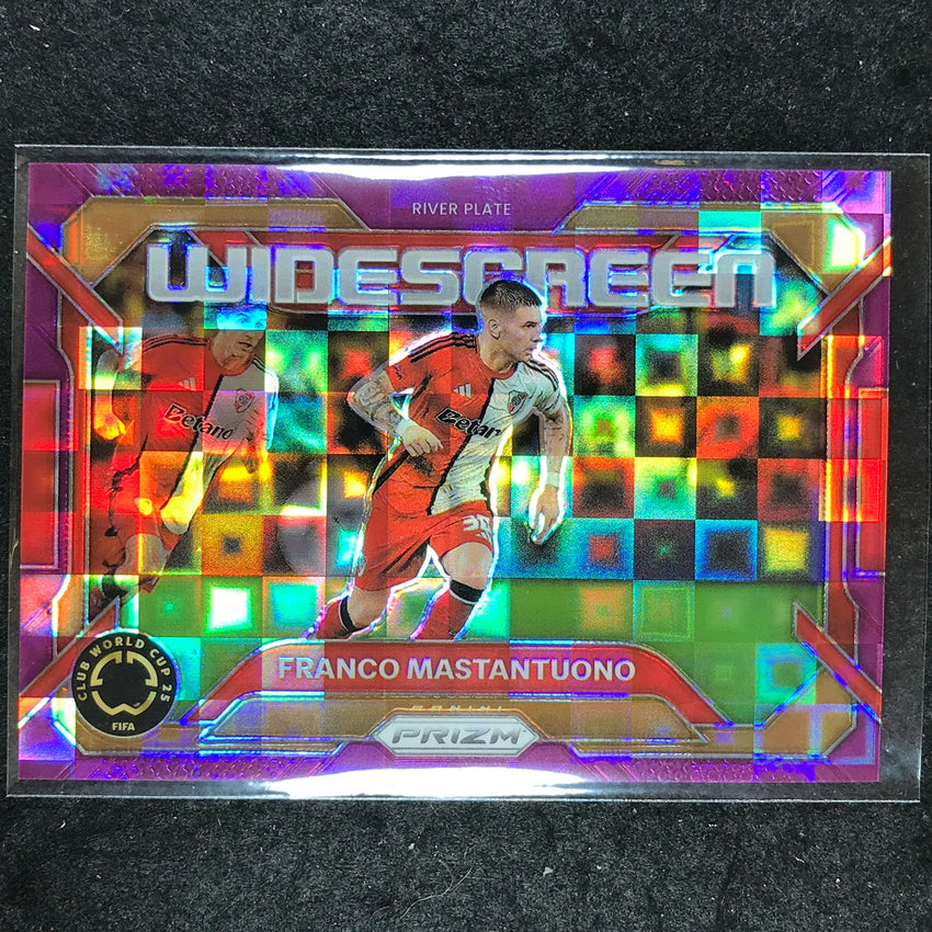 2025 Prizm FIFA Club World Cup FRANCO MASTANTUONO Widescreen Purple 40/49 #19