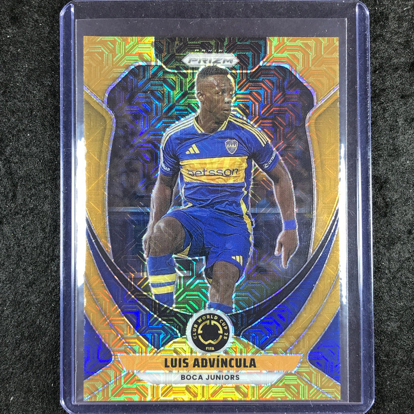 2025 Prizm FIFA Club World Cup LUIS ADVINCULA Base Gold Mojo 14/25 #35