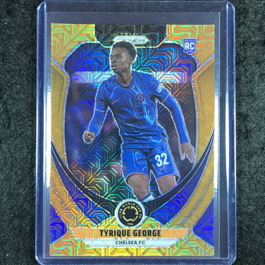 2025 Prizm FIFA Club World Cup TYRIQUE GEORGE Base Gold Mojo 17/25 #65