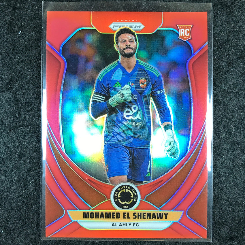 2025 Prizm FIFA Club World Cup MOHAMED EL SHENAWY Rookie Red /199 #3