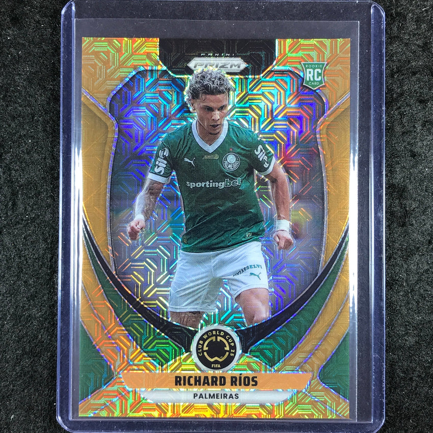2025 Prizm FIFA Club World Cup RICHARD RIOS Rookie Base Gold Mojo 14/25 #155