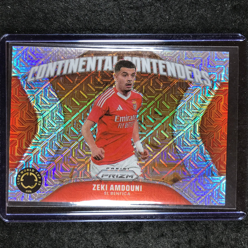 2025 Prizm FIFA Club World Cup ZEKI AMDOUNI Continental Contenders Mojo 11/25