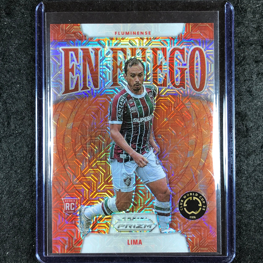 2025 Prizm FIFA Club World Cup LIMA En Fuego Rookie Mojo 24/25 #16