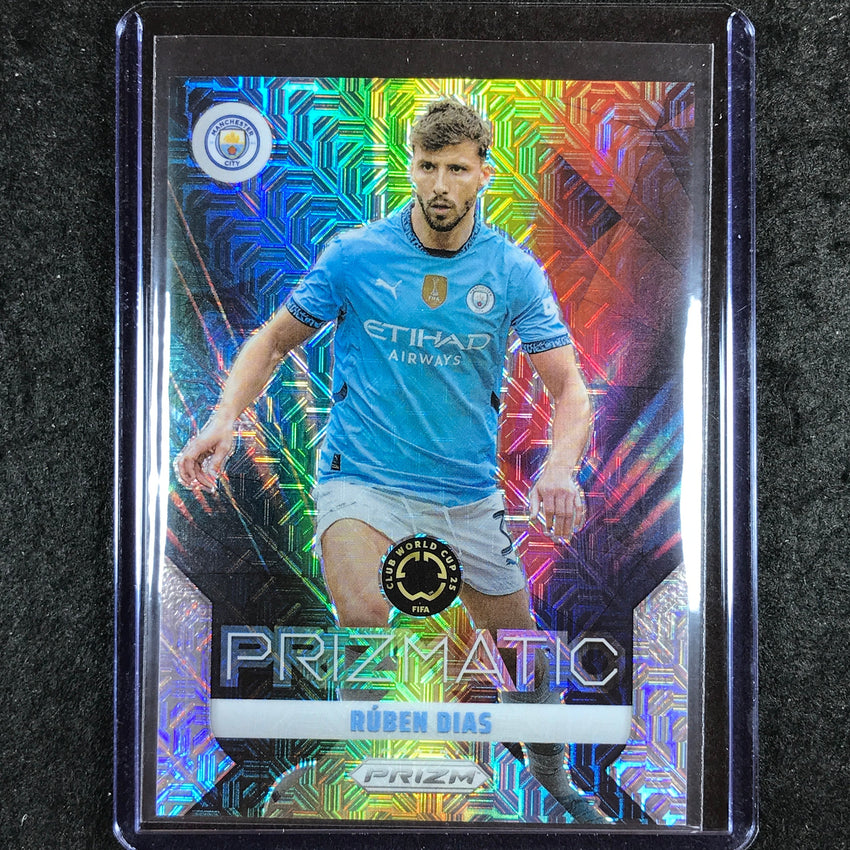 2025 Prizm FIFA Club World Cup RUBEN DIAS Prizmatic Mojo 3/25 #21