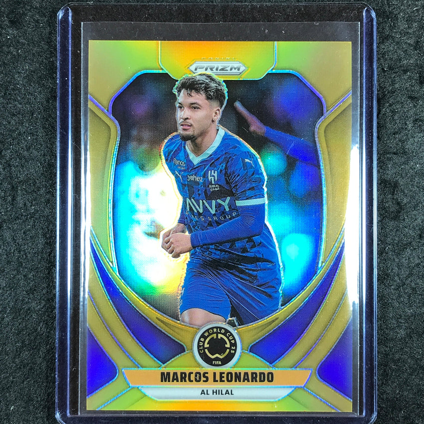 2025 Prizm FIFA Club World Cup MARCOS LEONARDO Base Gold 2/10 #15
