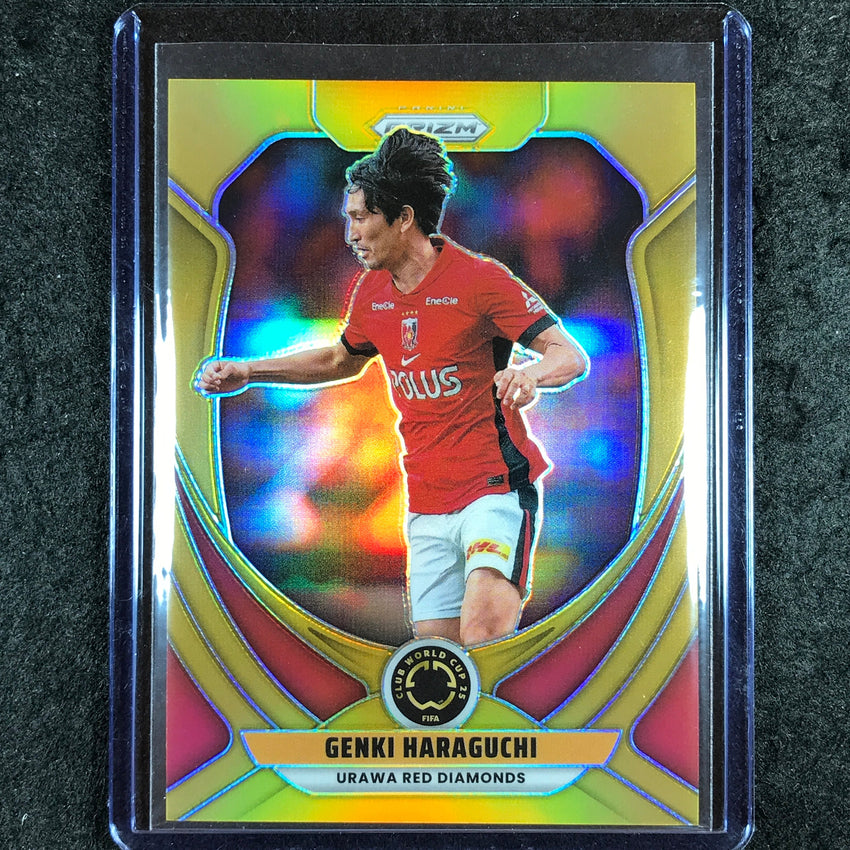 2025 Prizm FIFA Club World Cup GENKI HARAGUCHI Base Gold 4/10 #75