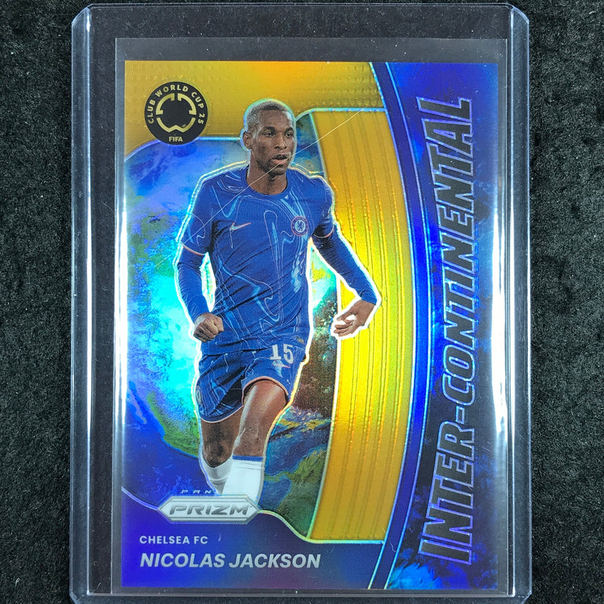2025 Prizm FIFA Club World Cup NICOLAS JACKSON Inter-Continental Gold 8/10 #10