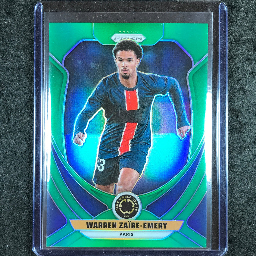 2025 Prizm FIFA Club World Cup WARREN ZAIRE-EMERY Base Green 2/5 #127