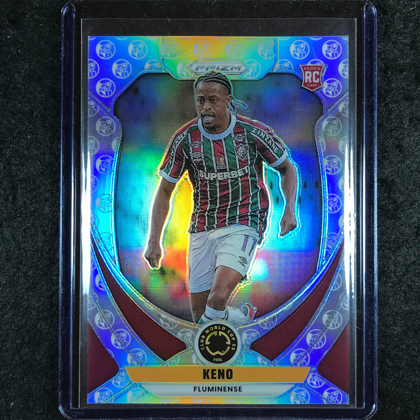 2025 Prizm FIFA Club World Cup KENO Rookie White Knight SSP #114