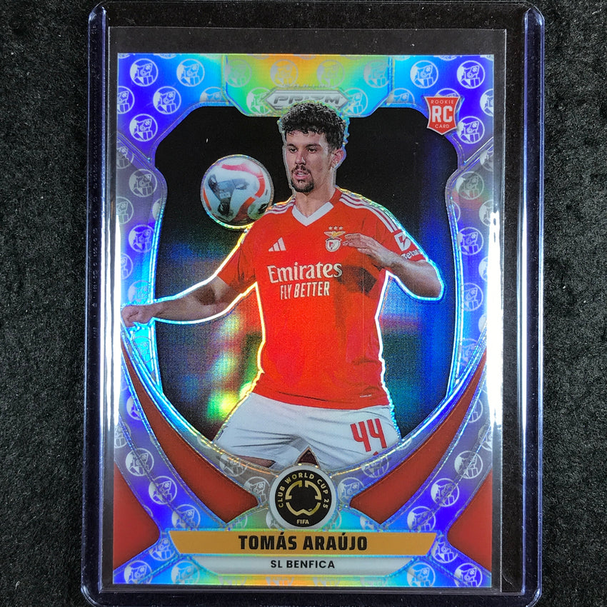 2025 Prizm FIFA Club World Cup TOMAS ARAUJUO Rookie White Knight SSP #186