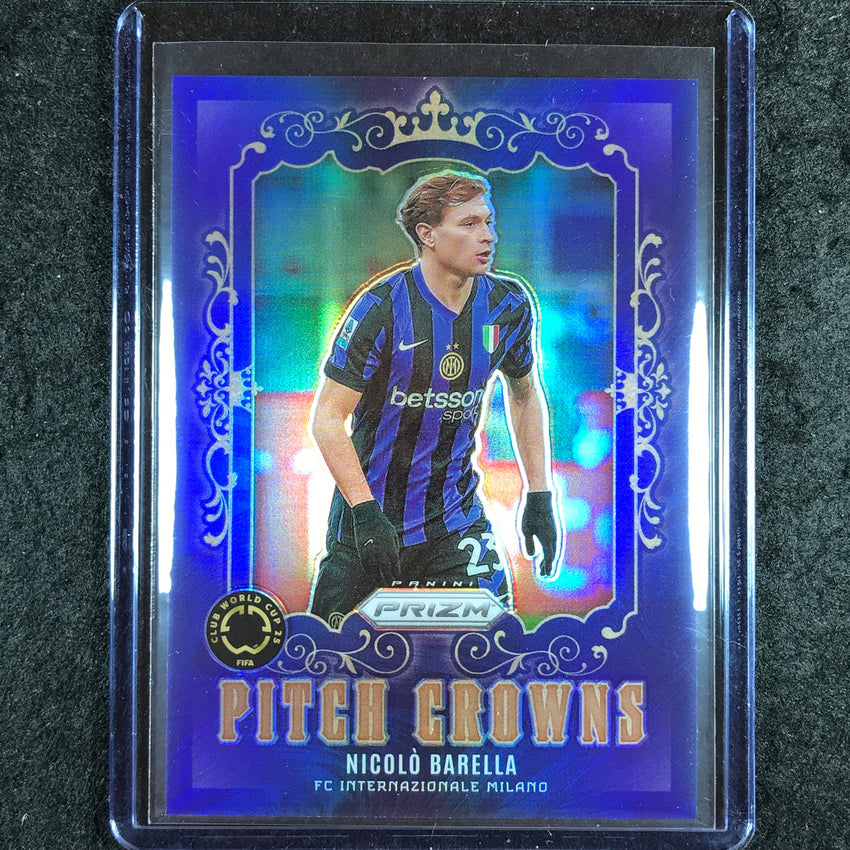 2025 Prizm FIFA Club World Cup NICOLO BARELLA Pitch Crowns SSP #9