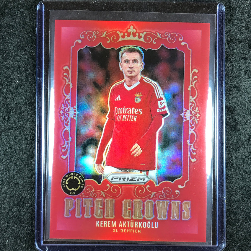 2025 Prizm FIFA Club World Cup KEREM AKTURKOGLU Pitch Crowns SSP #20
